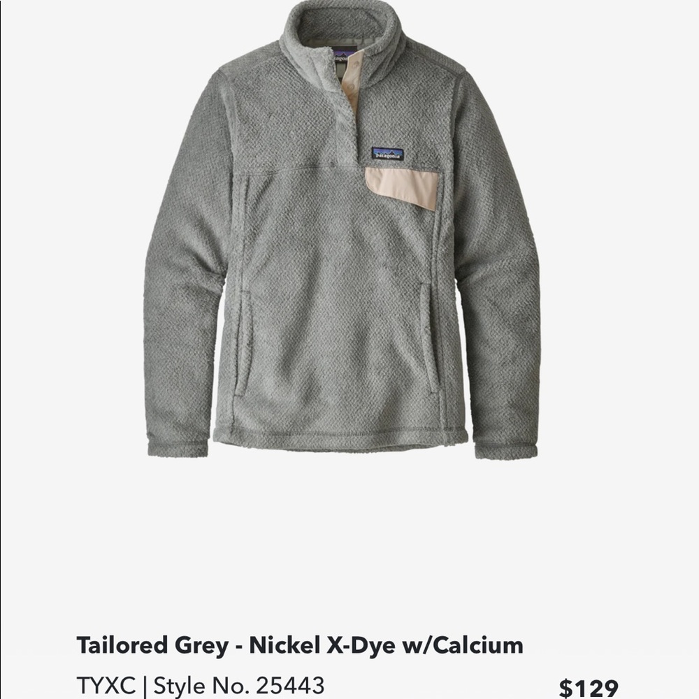 Patagonia grey fleece